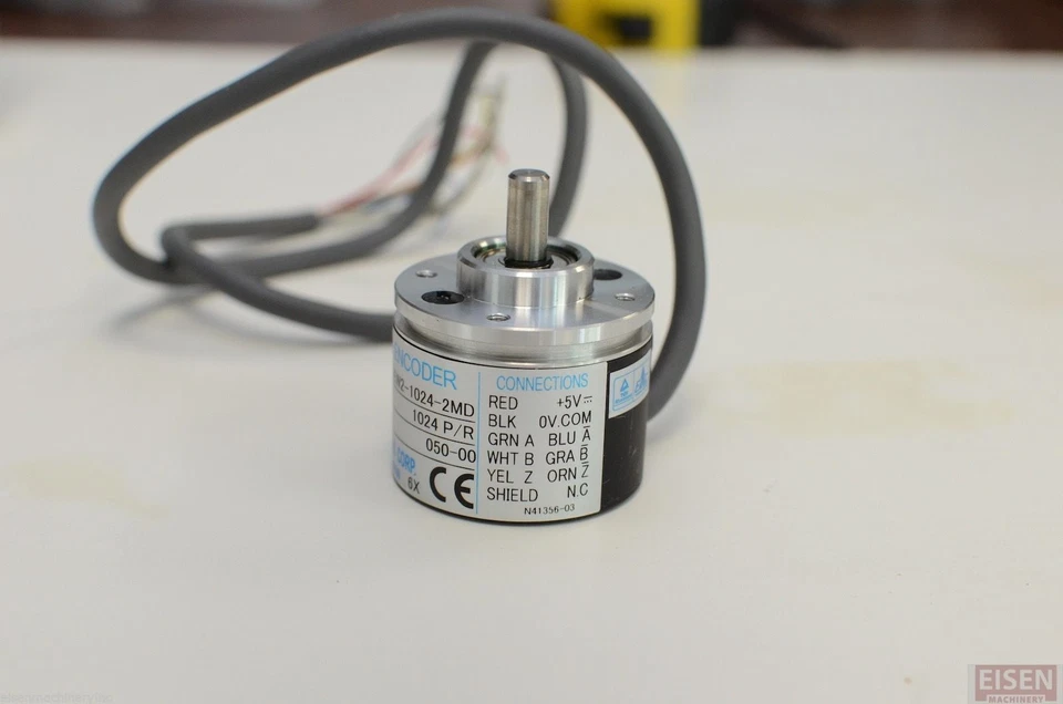 NIDEC NEMICON Rotary Encoder OEW2-1024-2MD 050-00 DC5V 1024 pulse/rev - Image 3 of 4