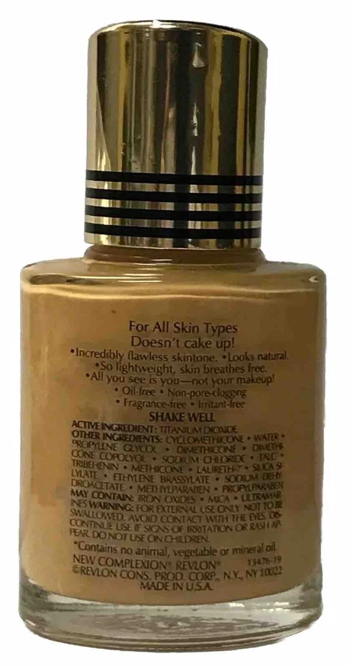 Revlon New Complexion Oil-Free Makeup 1.2 fl oz / 35.5 ml TOAST - Image 2 of 2