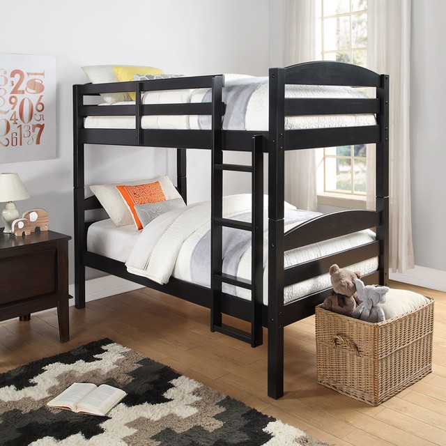 twin over twin wood bunk beds