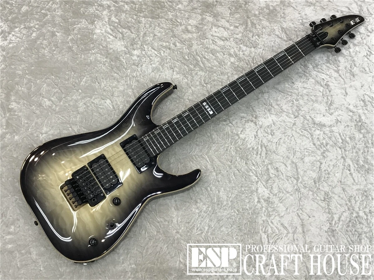 E II HORIZON FR QM Black Natural Burst Electric Guitar eBay