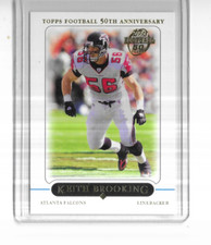 2005 Topps #5 Keith Brooking Atlanta Falcons