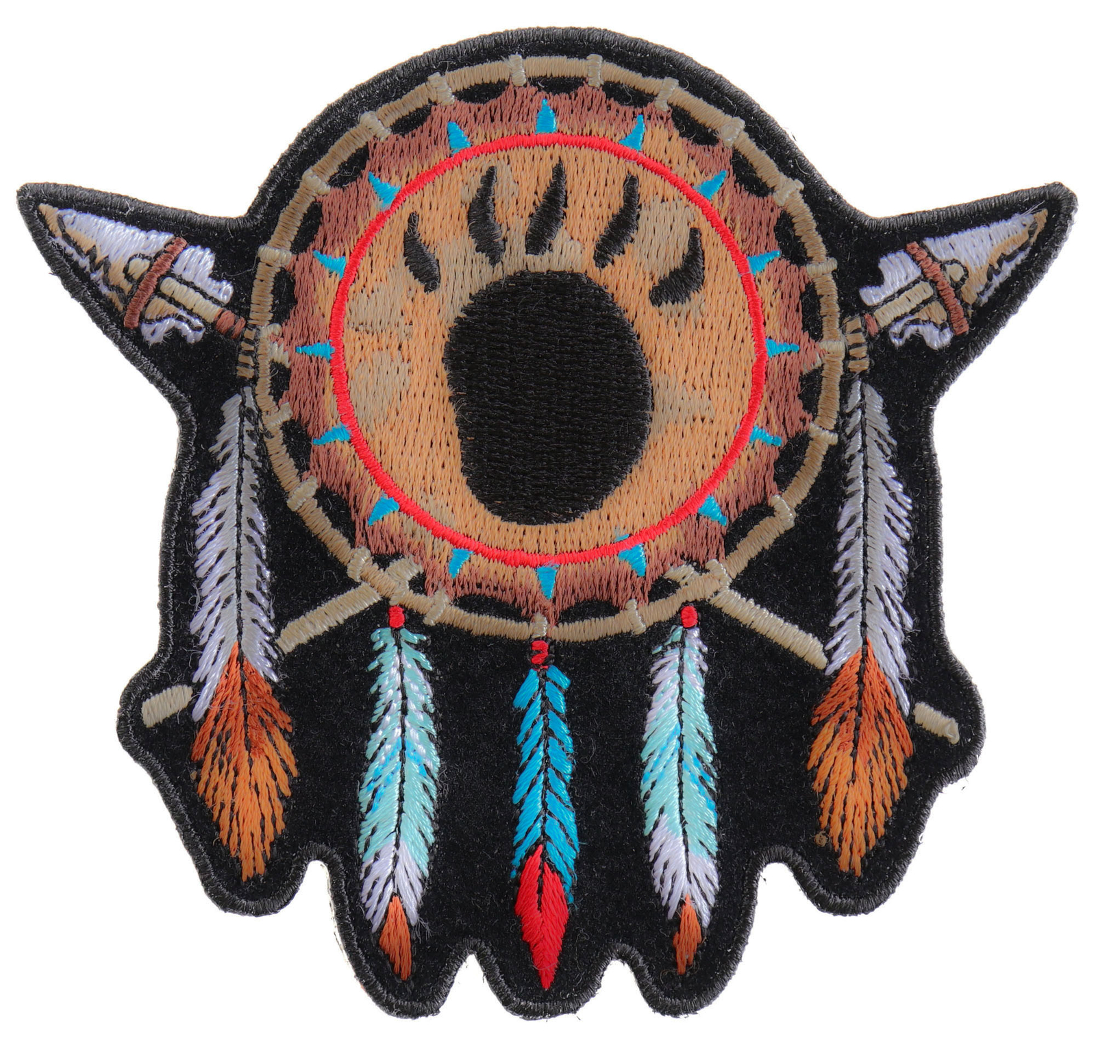 Native Indian Small Patch Design - 4.1x3.9 inch - P4964