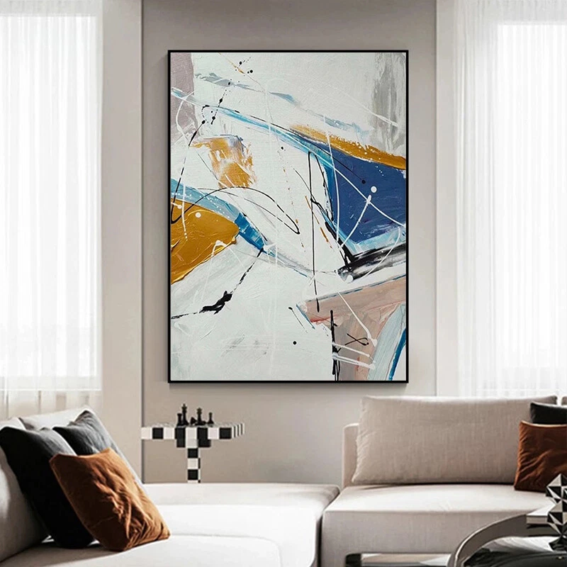 Living Room Bedroom Modern Home Abstract Decorative Painting Large