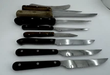 Ten Piece Kitchen Knife Set In Good Condition