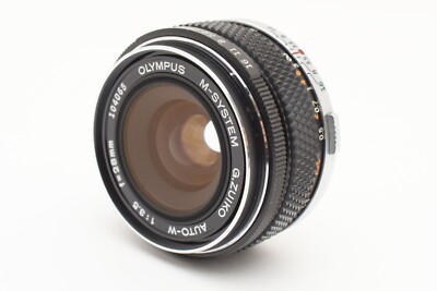 EXC+5] OLYMPUS OM-System G.Zuiko Auto-W 28mm f/3.5 MF Lens from