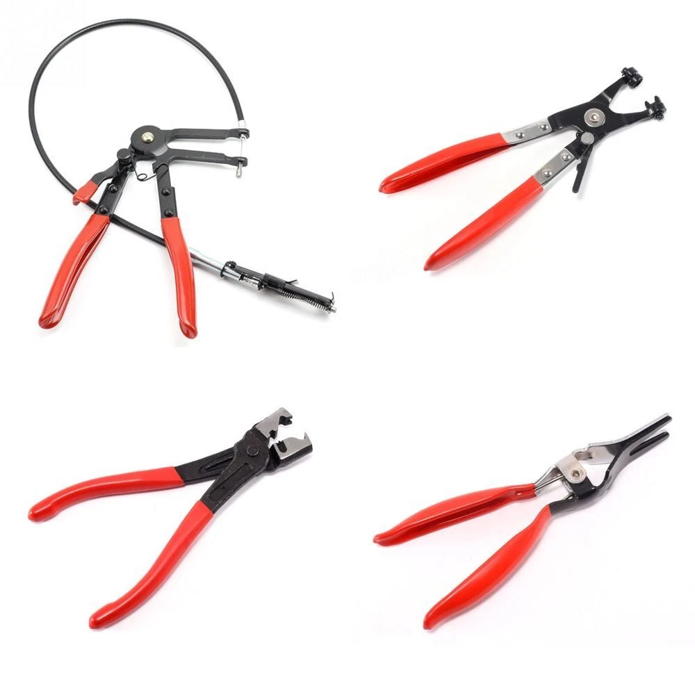 4PCS Ergonomic Hose Clamp Pliers Automotive Hose