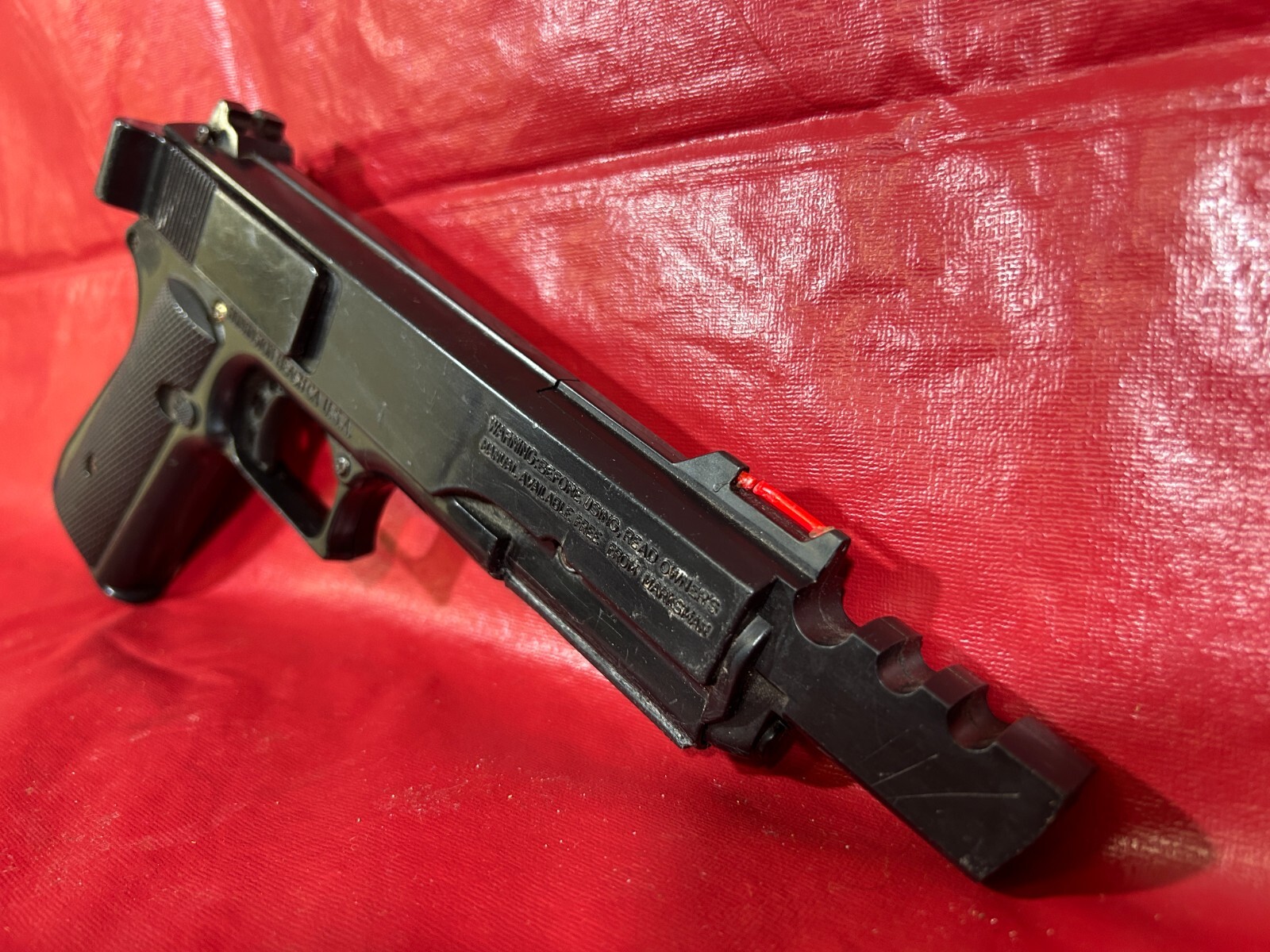 VTG. MARKSMAN PISTOL REPEATER .177 CAL BB PELLET AIR GUN 1911