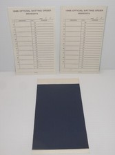 Vintage 1966 Minnesota Twins Unused Official Batting Lineup Card
