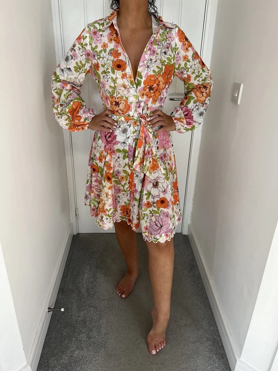 Lipsy floral top shirt dress