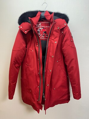 Mens Moose Knuckles Original Stirling Hooded Parka Coat Jacket M