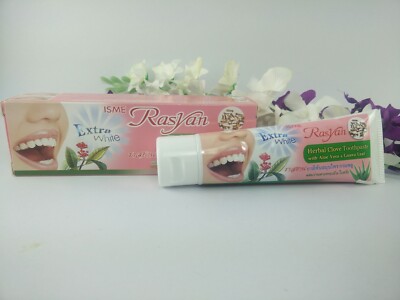6 x 100g ISME Rasyan Herbal Clove Toothpaste Whitening Relieve Toothache Symptom