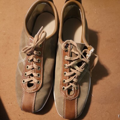 Vintage Suede Brown Bowling Shoes 1970s Amf made in usa  display picture 2