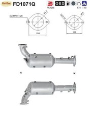 ✅ Ruß-Partikelfilter Nissan Navara NP300/Pathfinder,2.5 dCi,4WD, Silizium,Euro 4