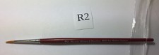 LOT OF 25 WINSOR NEWTON RED HANDLE WATERCOLOR BRUSH ROUND 2