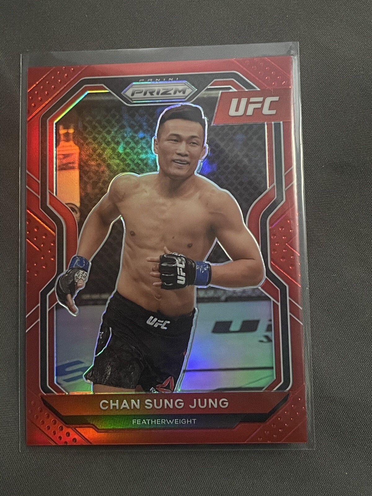 2021 Panini Prizm UFC Red #171/275 Chan Sung Jung #78