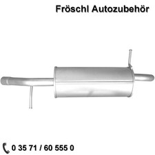 Citroen C3 Picasso Peugeot 207 208 2008 1,4 1,6 Endtopf Auspuff Auspuffanlage e*