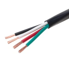 Cables Direct 14-Gauge Outdoor Speaker Wire, 250 Ft | 4 Conductor, Copper Cla...