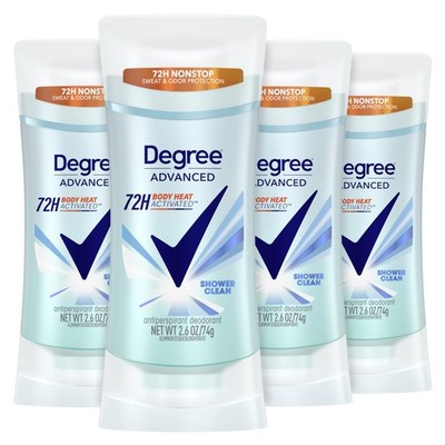 Advanced Antiperspirant Deodorant 4 count 72-Hour Sweat & Odor Protection Sho...