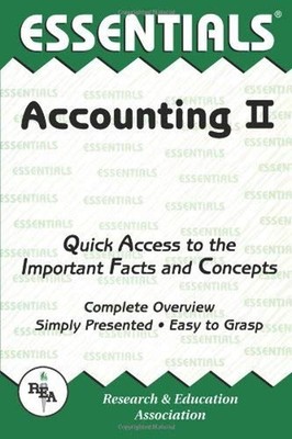 Accounting II Duane R., Research & Education Association Edit