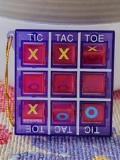 Vintage 1996 Basic Fun Inc. Miniature Tic Tac Toe Game 