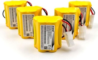 6V 1000mAh Ni-CD Battery Pack Replacement for Aritech 10050205 (5-Pack)
