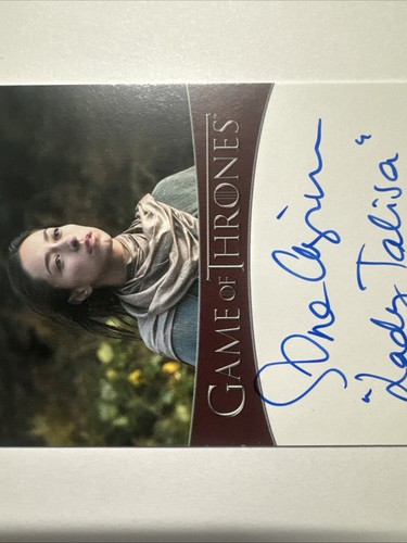 2024 Game Of Thrones Oona Chaplin Lady Talisa Stark Inscription Autos - Picture 4 of 12