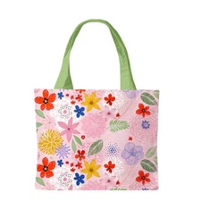 Briarwood Lane Colorful Flowers Canvas Tote