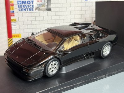 1:18 *BOXED* AUTOart LAMBORGHINI DIABLO ROADSTER (schwarz) LHD Modellauto *70093* !