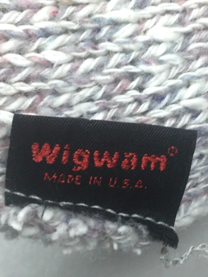 WIGWAM Vintage Lana Invierno Gorro Beige con Rosa y Azul Talla Única Esquí Snowboard Foto 4 de 4