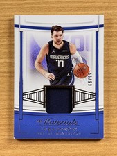 2020-21 National Treasures Luka Doncic NBA Materials Game Worn 53/99 #NBA-LUD