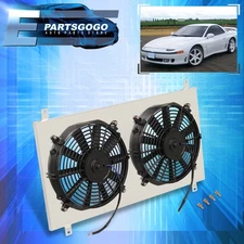 For 91-99 Stealth 3000GT M/T Race Aluminum Cooling Radiator Fan Shroud Mount Kit
