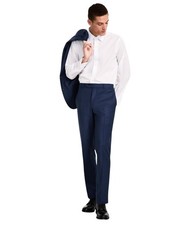 Brooks Brothers Mens Classic fit Wool Dress Pants 38 / 30 Navy Blue Solid