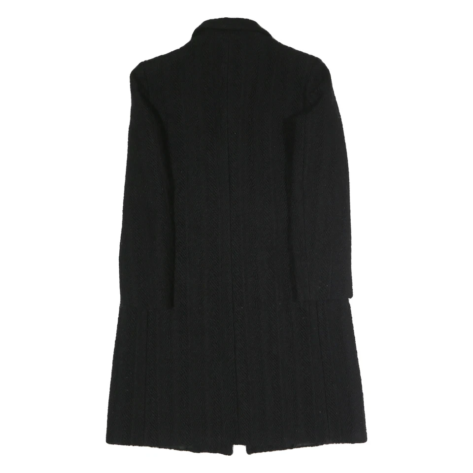 MARELLA Womens Black Tailored Jacket L Polyester Blend Button Closure - Image 3 of 4