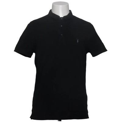 Allsaints, Poloshirt, Größe: L, Grau, Baumwolle, Einfarbig, Herren #obi