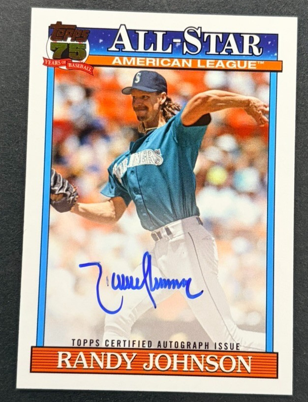 2026 Topps - Randy Johnson #91AS-RJ Seattle Mariners - AUTO