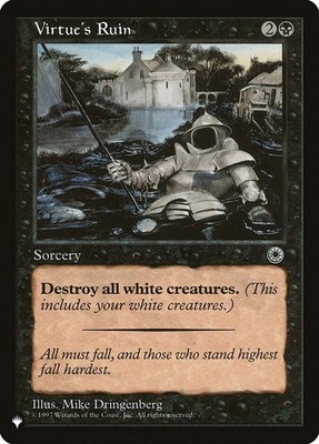 Virtue's Ruin 1x MtG Mystery Booster List MB1  SP/NM