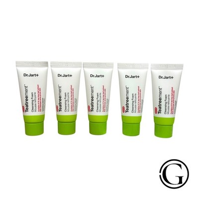 LOT OF 5 Dr.Jart+ Teatreement Cleansing Foam Face Wash 100 ml / 3.35 fl oz TOTAL