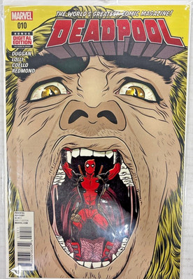 Deadpool #10 Marvel Comics 2016 Bonus Digital Edition VF Free Shipping