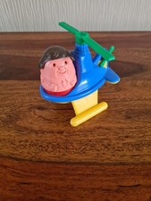 VINTAGE 1970'S AIRFIX HELICOPTER & PILOT WEEBLE