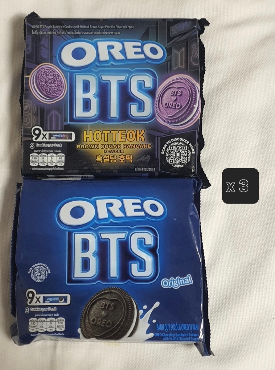 Oreo X BTS Brown Sugar Pancake/Original Sandwich Cookies Limited