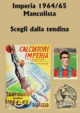 Imperia Football 1964/65 Recovery Choose from List Dropdown Menu