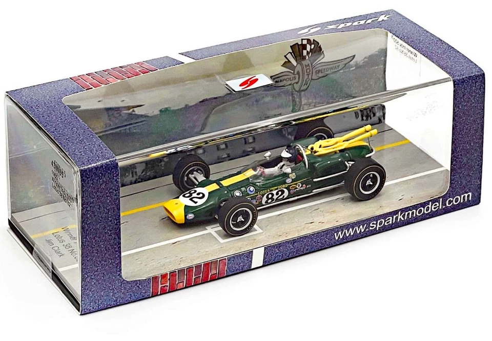 Spark 43IN65 Lotus 38 #82 Winner Indy 500 1965 - Jim Clark 1/43 Scale - Image 3 of 4