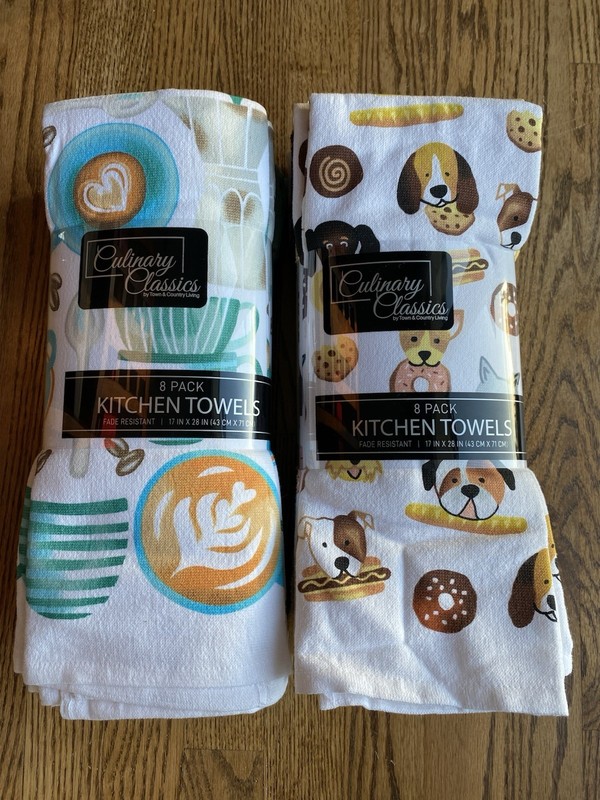 100% Cotton Kitchen Towels Culinary Classics Town And Country