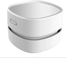 ODISTAR Desktop Vacuum Cleaner, Mini Table dust Sweeper Energy White