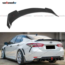 FOR 2018-2024 TOYOTA CAMRY SE XSE LE XLE CARBON FIBER V STYLE TRUNK LID SPOILER