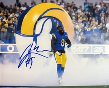 JARED VERSE SIGNED 8x10 PHOTO LOS ANGELES RAMS FOOTBALL AUTOGRAPH COA