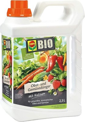 COMPO BIO Obst- und Gemüsedünger - Bio Flüssigdünger für Obst und Gemüse - Kaliu