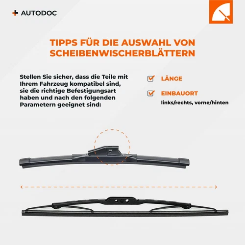 BOSCH Heckscheibenwischer Hinten für HYUNDAI i30 Schrägheck (PDE, PD, PDEN) - Bild 8 von 12