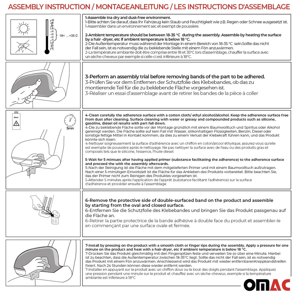 Calotta specchietto retrovisore per Mini Paceman R61 2013-2016 acciaio inox argento - Immagine 4 di 4