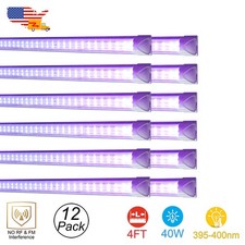 48 inch 40W LED UV Black Light Bar Fixture Easy Installation DJ Club Stage Light